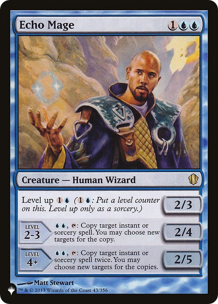Image for Echo Mage (43/356) (The List Reprints) - Magic: The Gathering