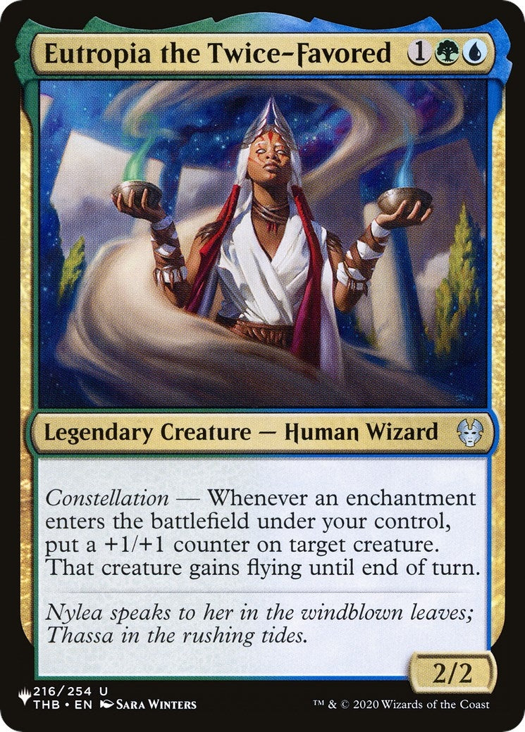 Image for Eutropia the Twice-Favored (216/254) (The List Reprints) - Magic: The Gathering