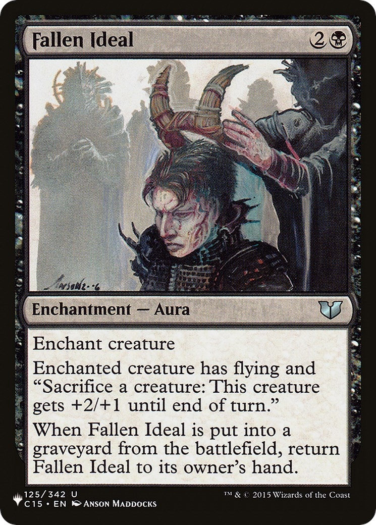 Image for Fallen Ideal (125/342) (The List Reprints) - Magic: The Gathering