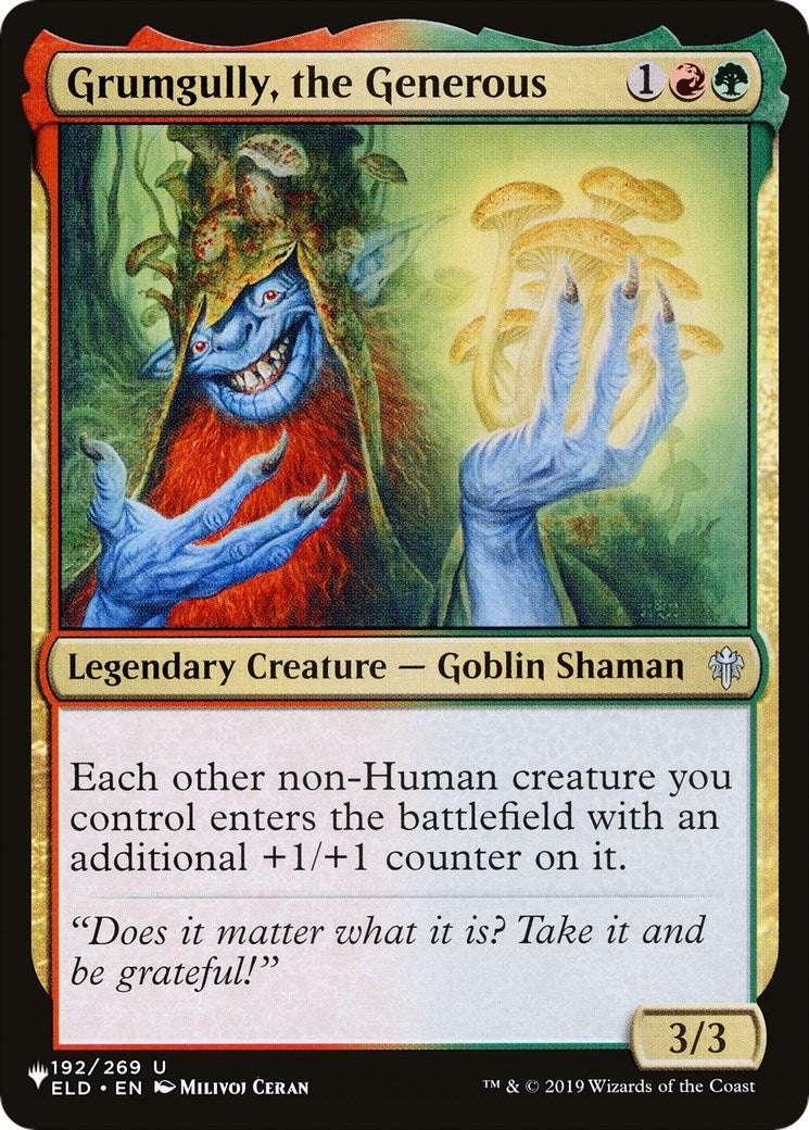 Image for Grumgully, the Generous (192/269) (The List Reprints) - Magic: The Gathering