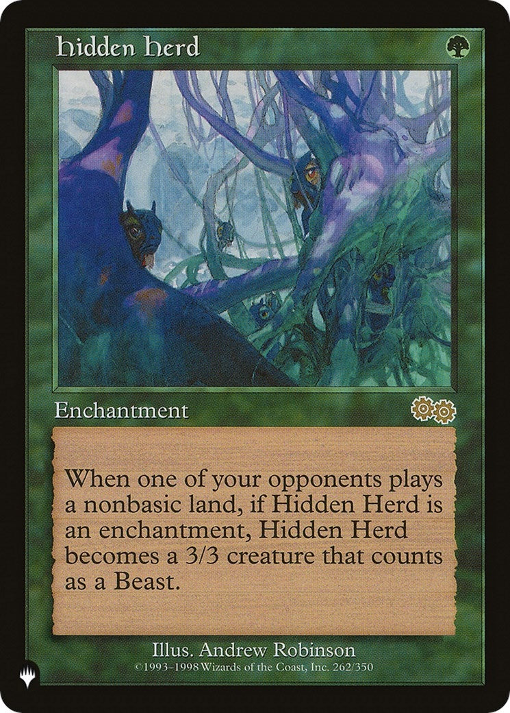 Image for Hidden Herd (262/350) (The List Reprints) - Magic: The Gathering