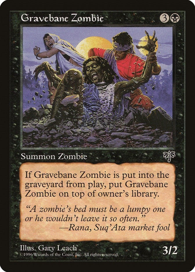 Image for Gravebane Zombie (Mirage) - Magic: The Gathering