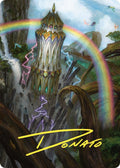 Image for Command Tower Art Card (Gold-Stamped Signature) (47) (Commander Masters) - Magic: The Gathering