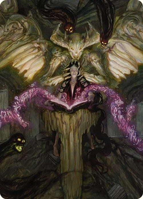 Image for Demonic Tutor Art Card (64) (Commander Masters) - Magic: The Gathering