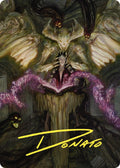 Image for Demonic Tutor Art Card (Gold-Stamped Signature) (64) (Commander Masters) - Magic: The Gathering