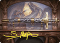 Image for Ancestral Blade Art Card (Gold-Stamped Signature) (1) (Commander Masters) - Magic: The Gathering