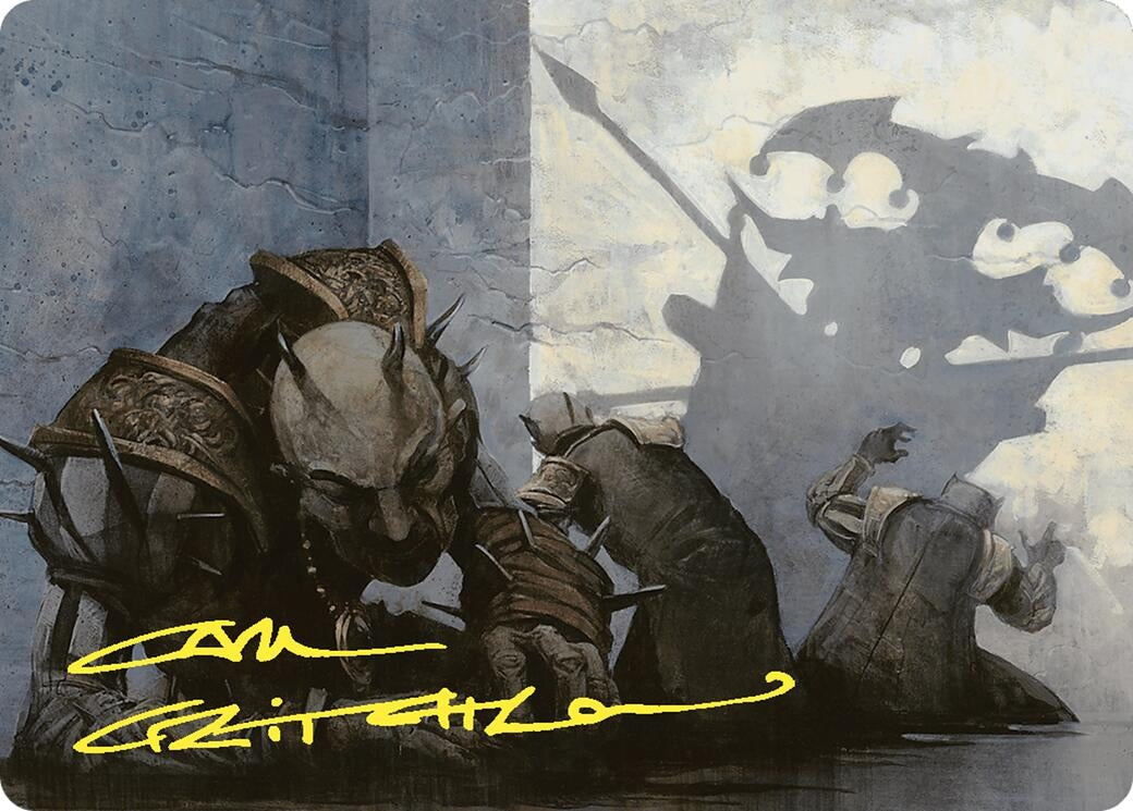 Image for Decree of Pain Art Card (Gold-Stamped Signature) (14) (Commander Masters) - Magic: The Gathering