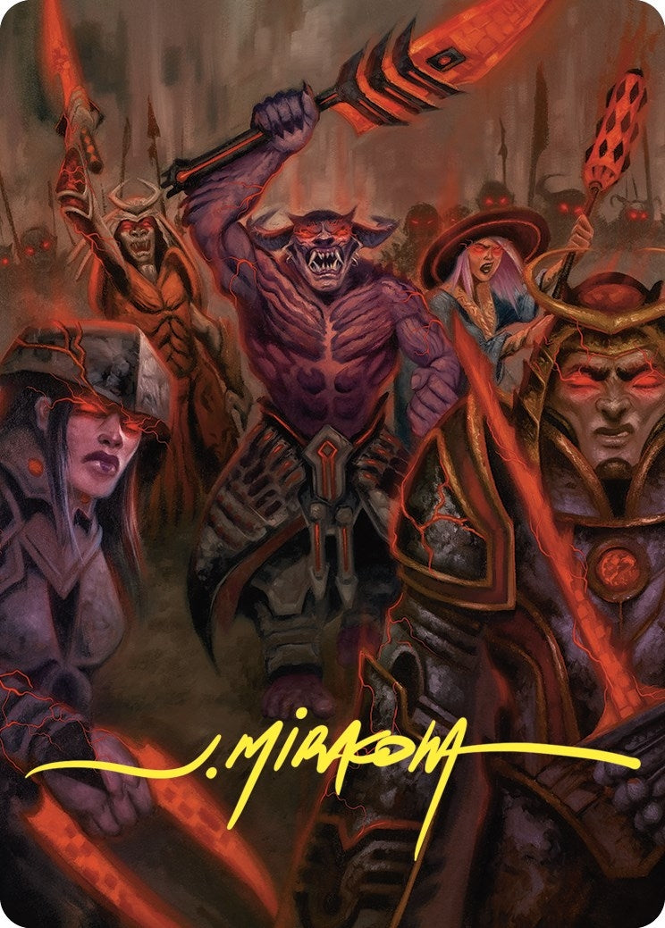 Image for Insurrection Art Card (Gold-Stamped Signature) (67) (Commander Masters) - Magic: The Gathering