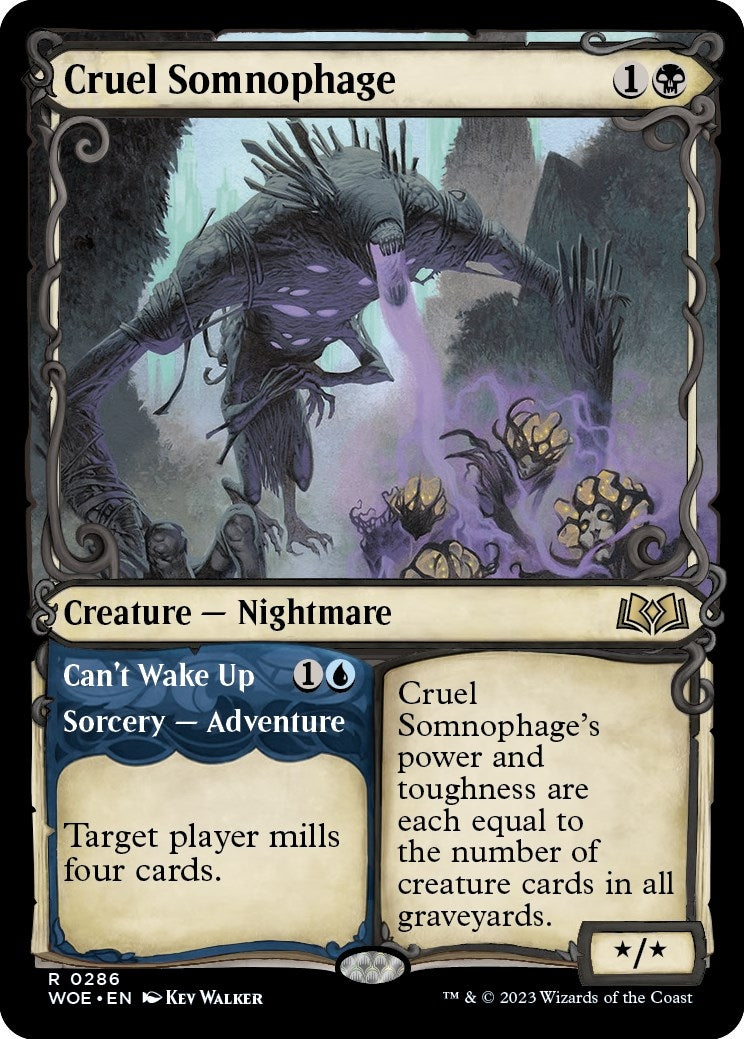 Image for Cruel Somnophage (Showcase) (286) (Wilds of Eldraine) - Magic: The Gathering