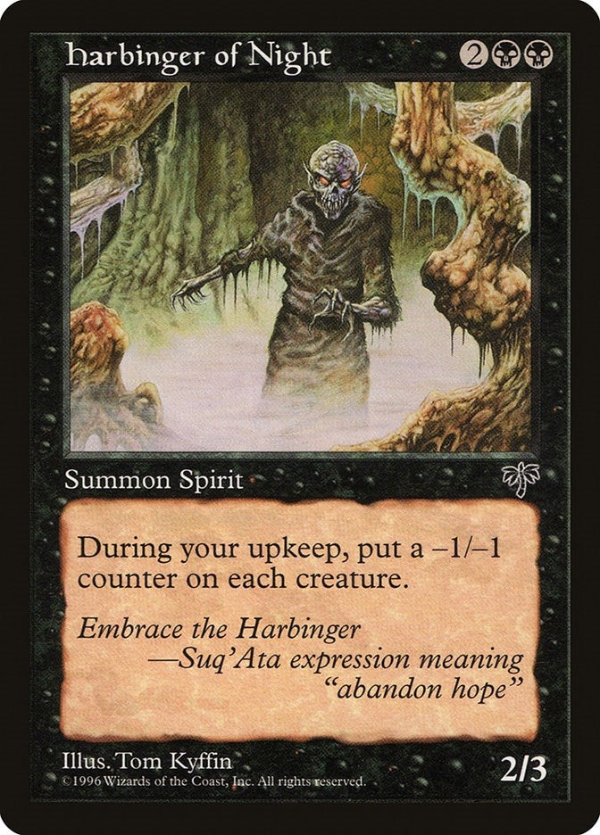 Image for Harbinger of Night (Mirage) - Magic: The Gathering