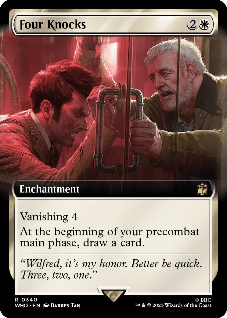 Image for Four Knocks (Extended Art) (340) (Universes Beyond: Doctor Who) - Magic: The Gathering