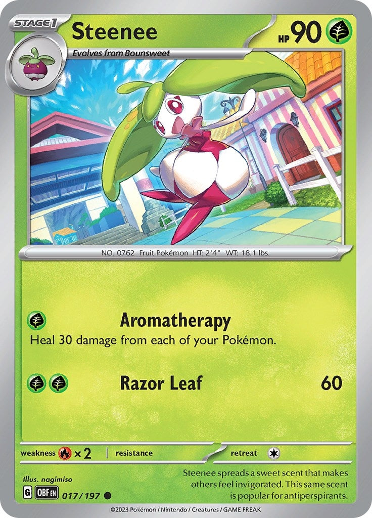 Image for Steenee (017/197) (OBF) - Pokemon