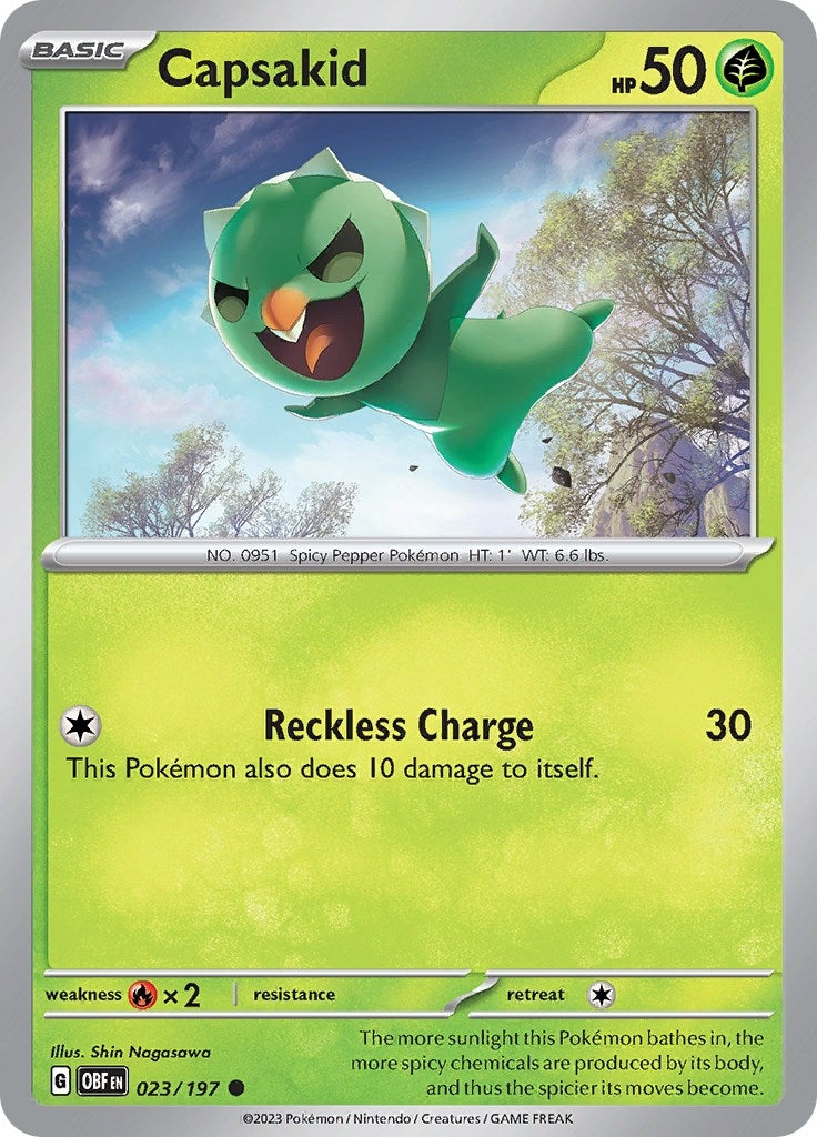 Image for Capsakid (023/197) (OBF) - Pokemon