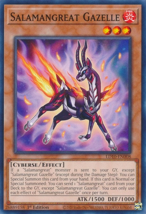 Image for Salamangreat Gazelle (LD10-EN008) (LD10) - YuGiOh