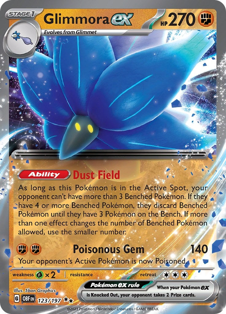 Image for Glimmora ex (123/197) (OBF) - Pokemon