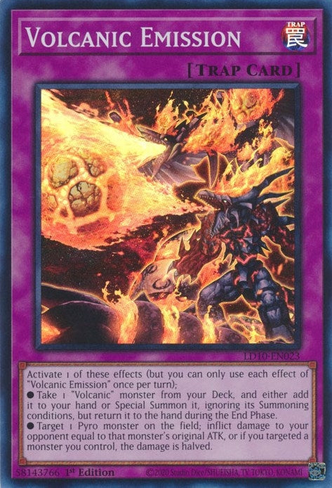 Image for Volcanic Emission (LD10-EN023) (LD10) - YuGiOh