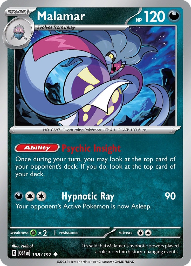Image for Malamar (138/197) (OBF) - Pokemon