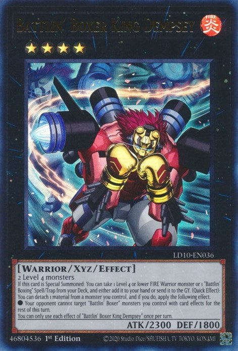 Image for Battlin' Boxer King Dempsey (LD10-EN036) (LD10) - YuGiOh