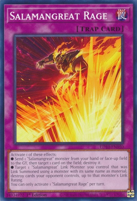 Image for Salamangreat Rage (LD10-EN050) (LD10) - YuGiOh
