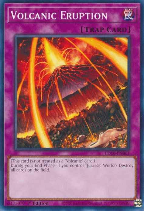 Image for Volcanic Eruption (LD10-EN061) (LD10) - YuGiOh