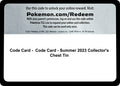 Image for Code Card - Summer 2023 Collector's Chest Tin (SWSH05) - Pokemon