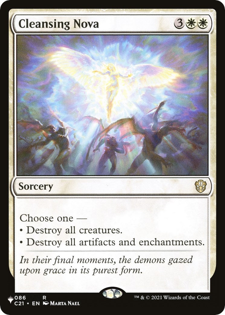 Image for Cleansing Nova (86) (The List Reprints) - Magic: The Gathering