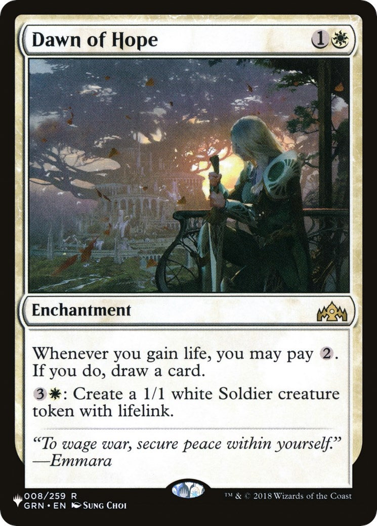 Image for Dawn of Hope (8) (The List Reprints) - Magic: The Gathering