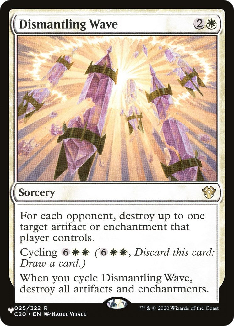 Image for Dismantling Wave (25) (The List Reprints) - Magic: The Gathering