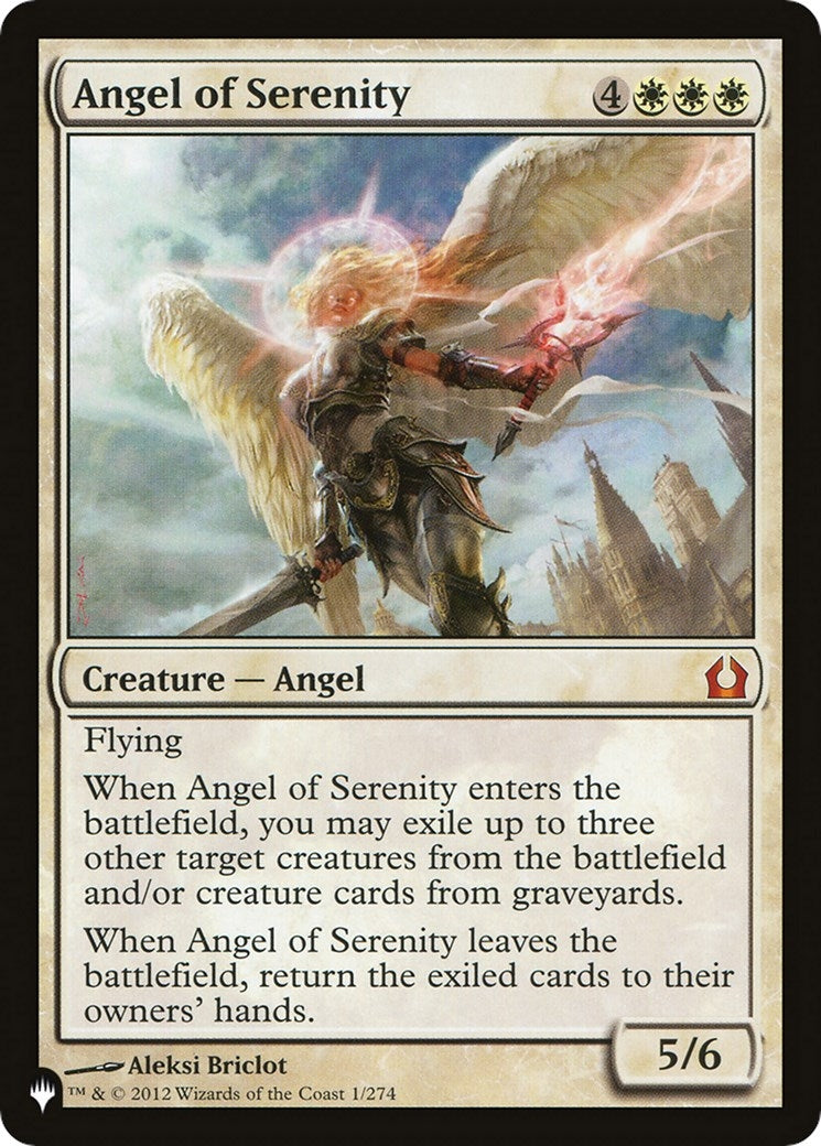 Image for Angel of Serenity (RTR) (1) (The List Reprints) - Magic: The Gathering
