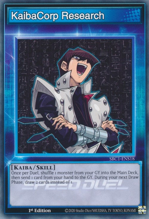 Image for KaibaCorp Research (SBC1-ENS18) (SBC1) - YuGiOh