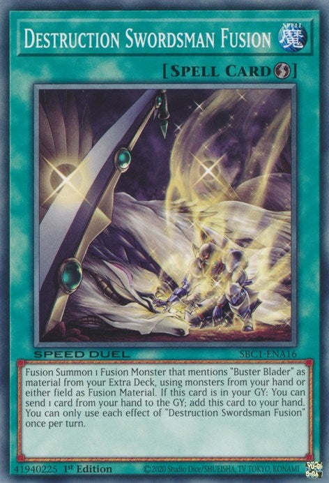 Image for Destruction Swordsman Fusion (SBC1-ENA16) (SBC1) - YuGiOh