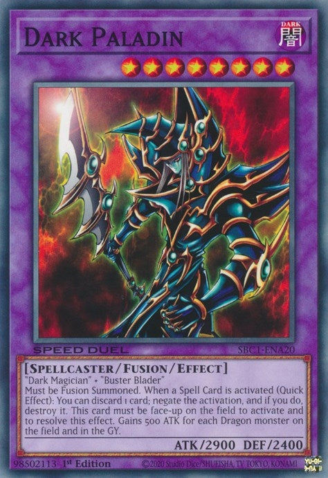 Image for Dark Paladin (SBC1-ENA20) (SBC1) - YuGiOh
