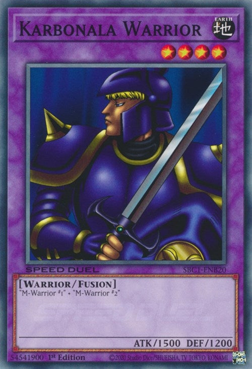 Image for Karbonala Warrior (SBC1-ENB20) (SBC1) - YuGiOh