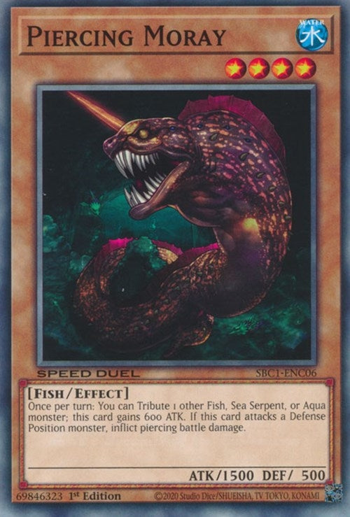Image for Piercing Moray (SBC1-ENC06) (SBC1) - YuGiOh