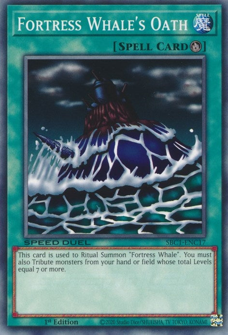 Image for Fortress Whale's Oath (SBC1-ENC17) (SBC1) - YuGiOh