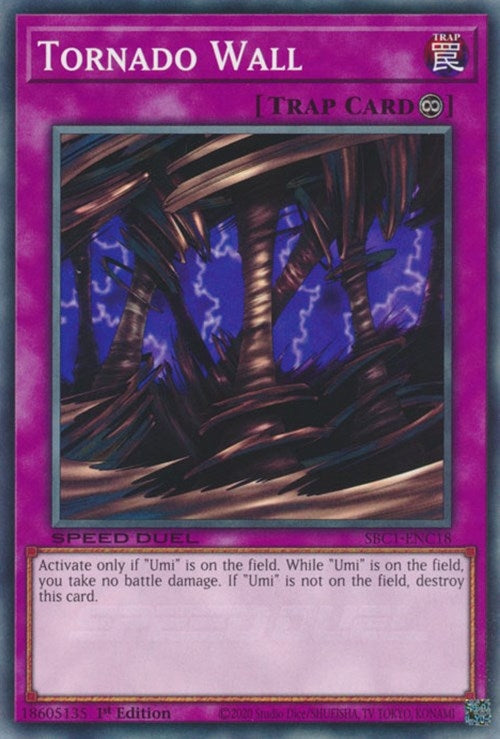 Image for Tornado Wall (SBC1-ENC18) (SBC1) - YuGiOh