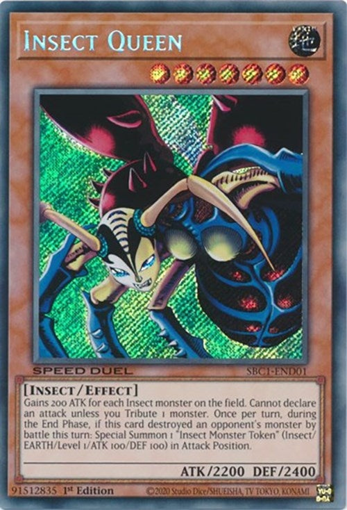 Image for Insect Queen (Secret Rare) (SBC1-END01) (SBC1) - YuGiOh
