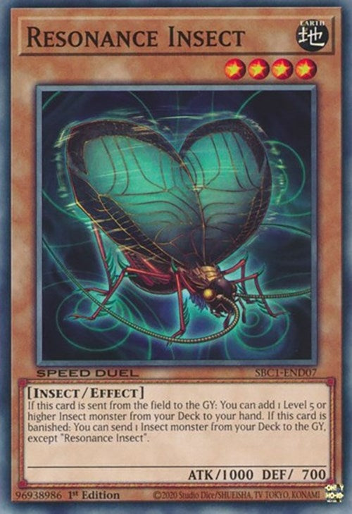 Image for Resonance Insect (SBC1-END07) (SBC1) - YuGiOh