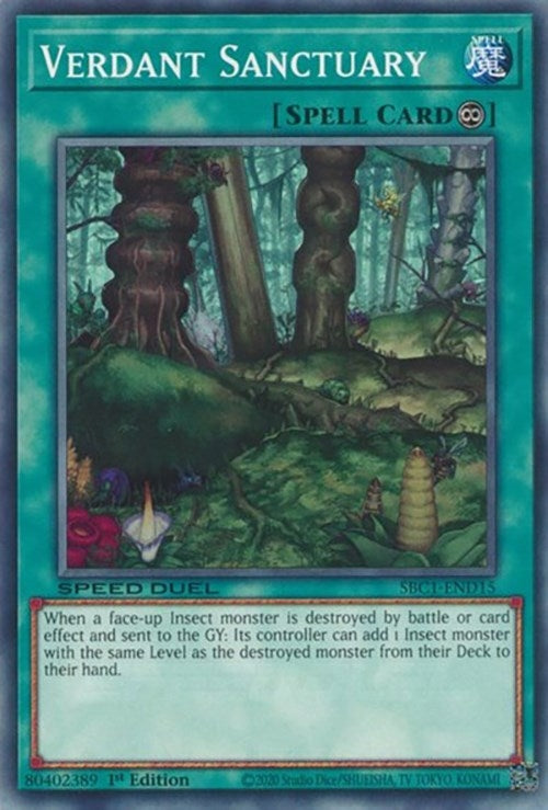 Image for Verdant Sanctuary (SBC1-END15) (SBC1) - YuGiOh