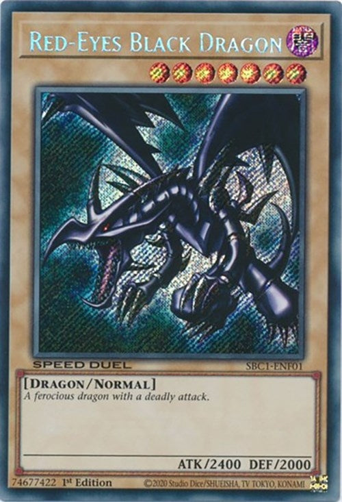 Image for Red-Eyes Black Dragon (Secret Rare) (SBC1-ENF01) (SBC1) - YuGiOh