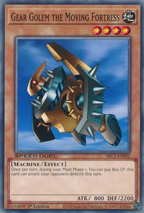 Image for Gear Golem the Moving Fortress (SBC1-ENF02) (SBC1) - YuGiOh