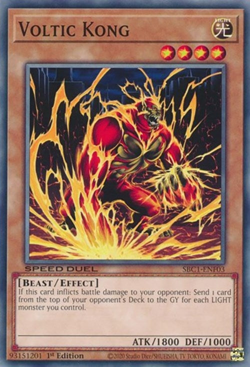 Image for Voltic Kong (SBC1-ENF03) (SBC1) - YuGiOh