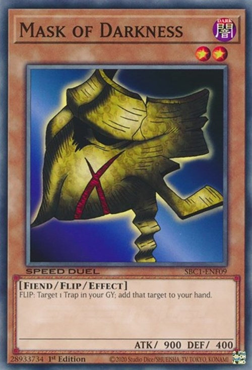 Image for Mask of Darkness (SBC1-ENF09) (SBC1) - YuGiOh