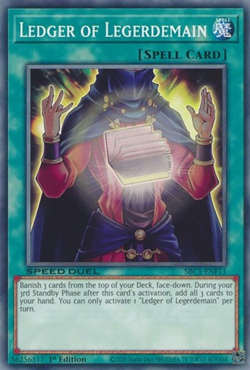 Image for Ledger of Legerdemain (SBC1-ENF11) (SBC1) - YuGiOh
