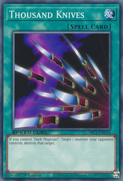 Image for Thousand Knives (SBC1-ENG14) (SBC1) - YuGiOh