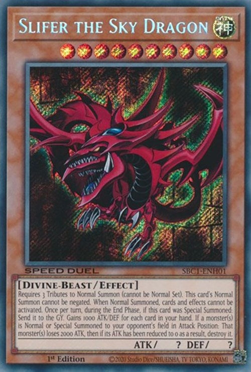 Image for Slifer the Sky Dragon (SBC1-ENH01) (SBC1) - YuGiOh