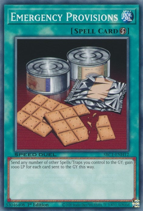 Image for Emergency Provisions (SBC1-ENH12) (SBC1) - YuGiOh