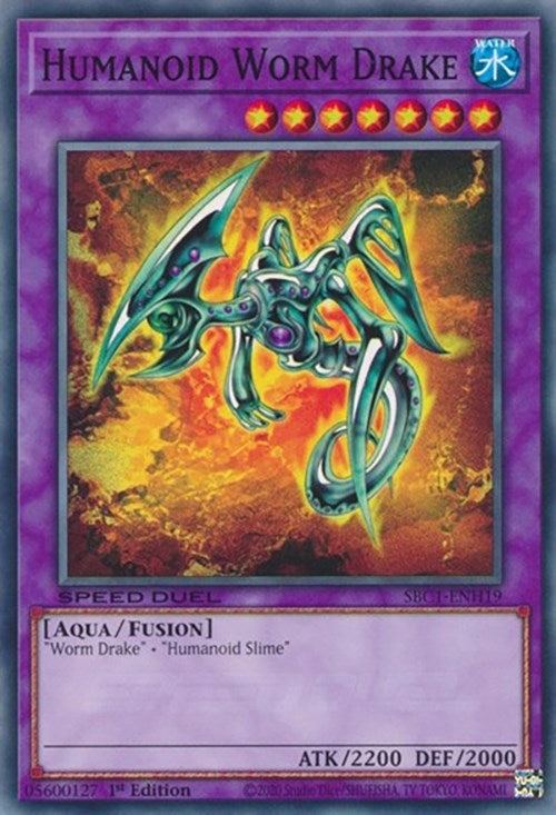 Image for Humanoid Worm Drake (SBC1-ENH19) (SBC1) - YuGiOh