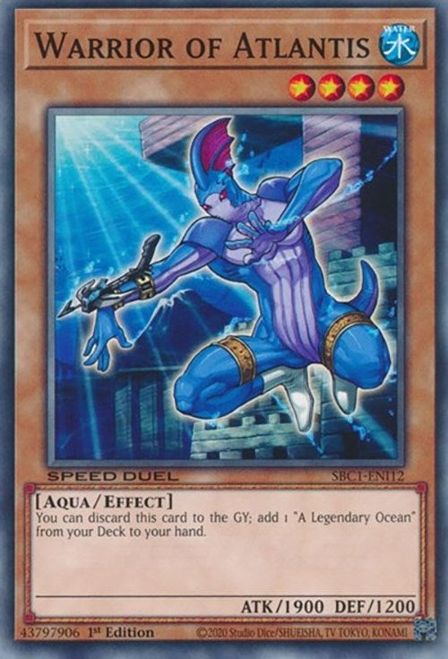 Image for Warrior of Atlantis (SBC1-ENI12) (SBC1) - YuGiOh