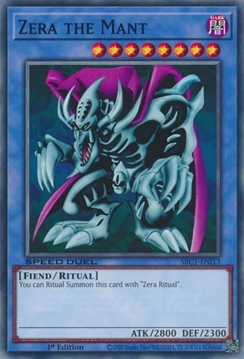 Image for Zera the Mant (SBC1-ENI13) (SBC1) - YuGiOh